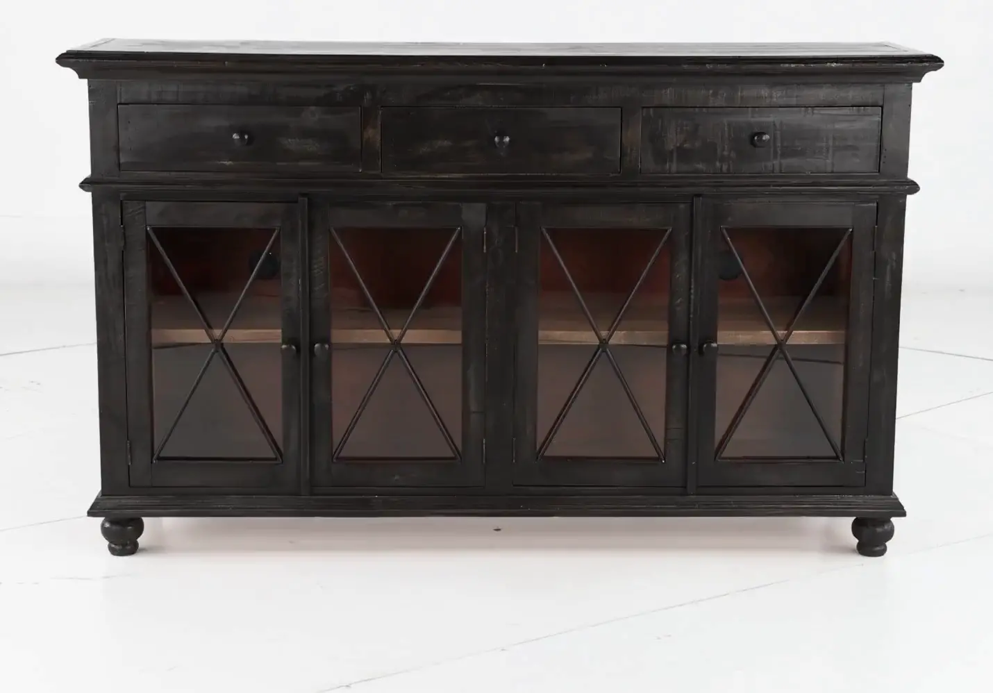 Vintage Brown Dining Room Sideboard-5