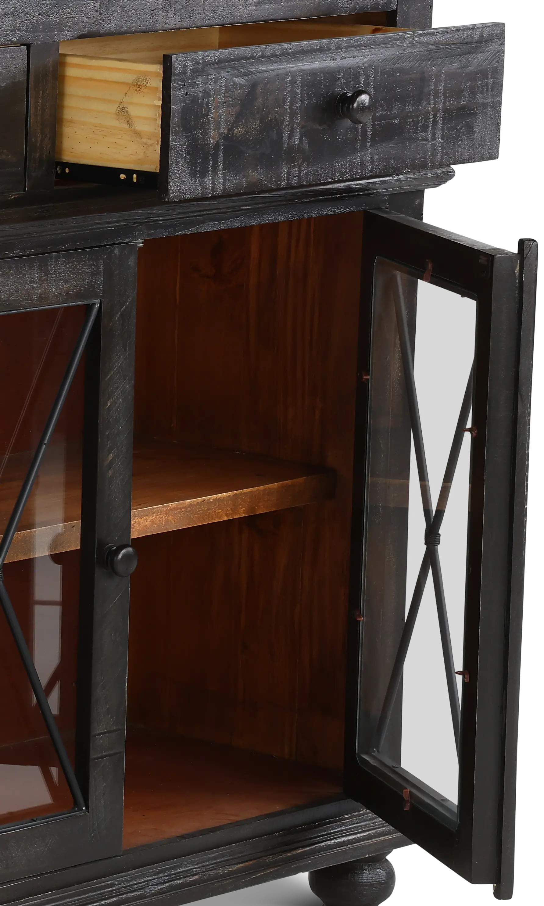 Vintage Brown Dining Room Sideboard-7