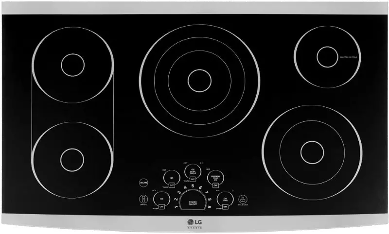 LG Sudio 36 Inch Smoothtop Electric Cooktop - Stainless Steel
