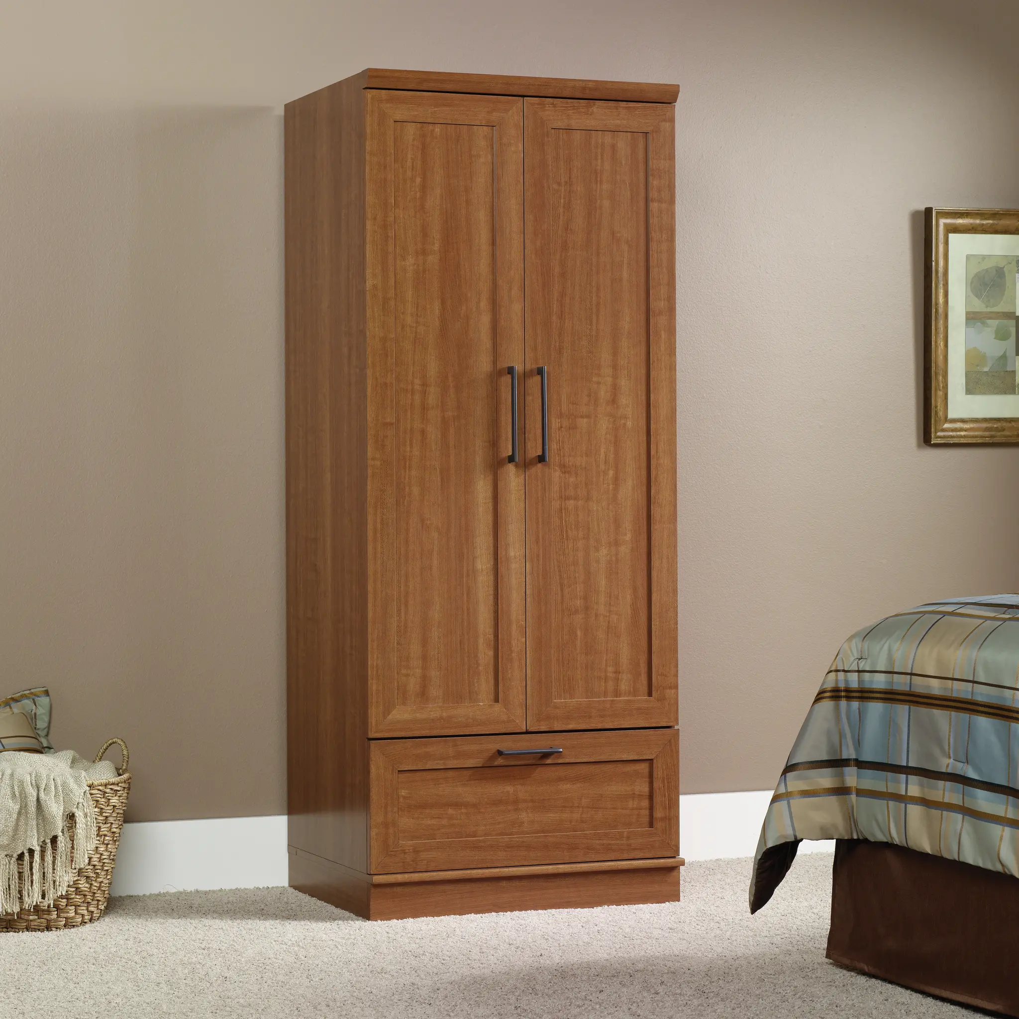 Oak Wardrobe Armoire - Home Plus -3