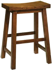 Sticks Brown Counter Height Stool