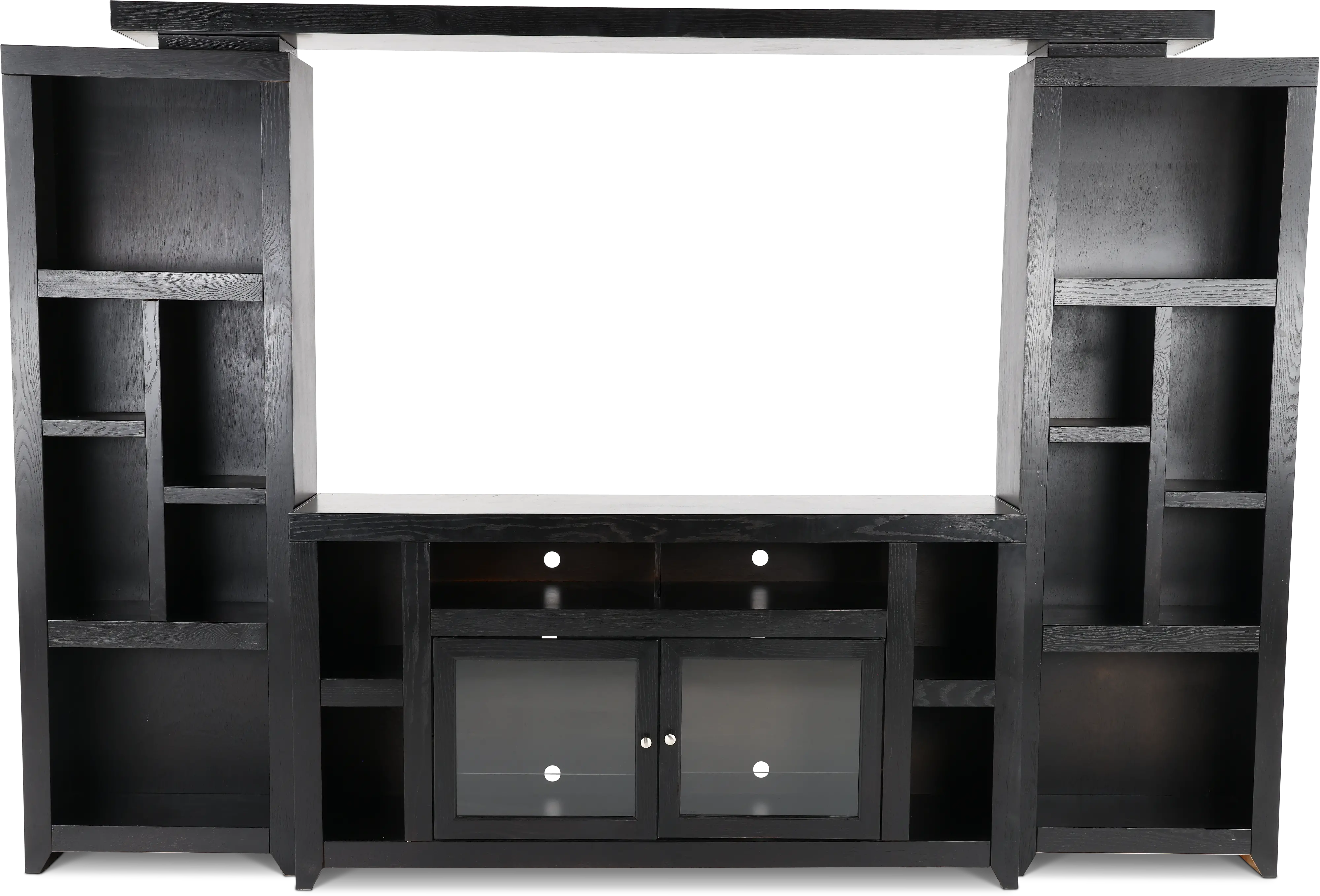 Skyline Black Entertainment Center-1