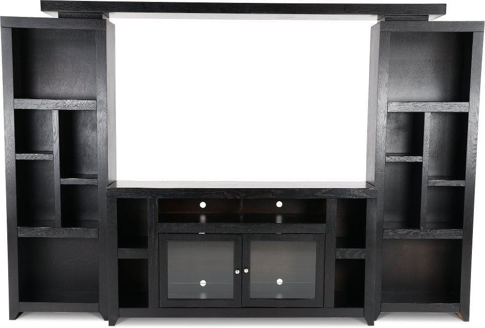 Skyline Black Entertainment Center