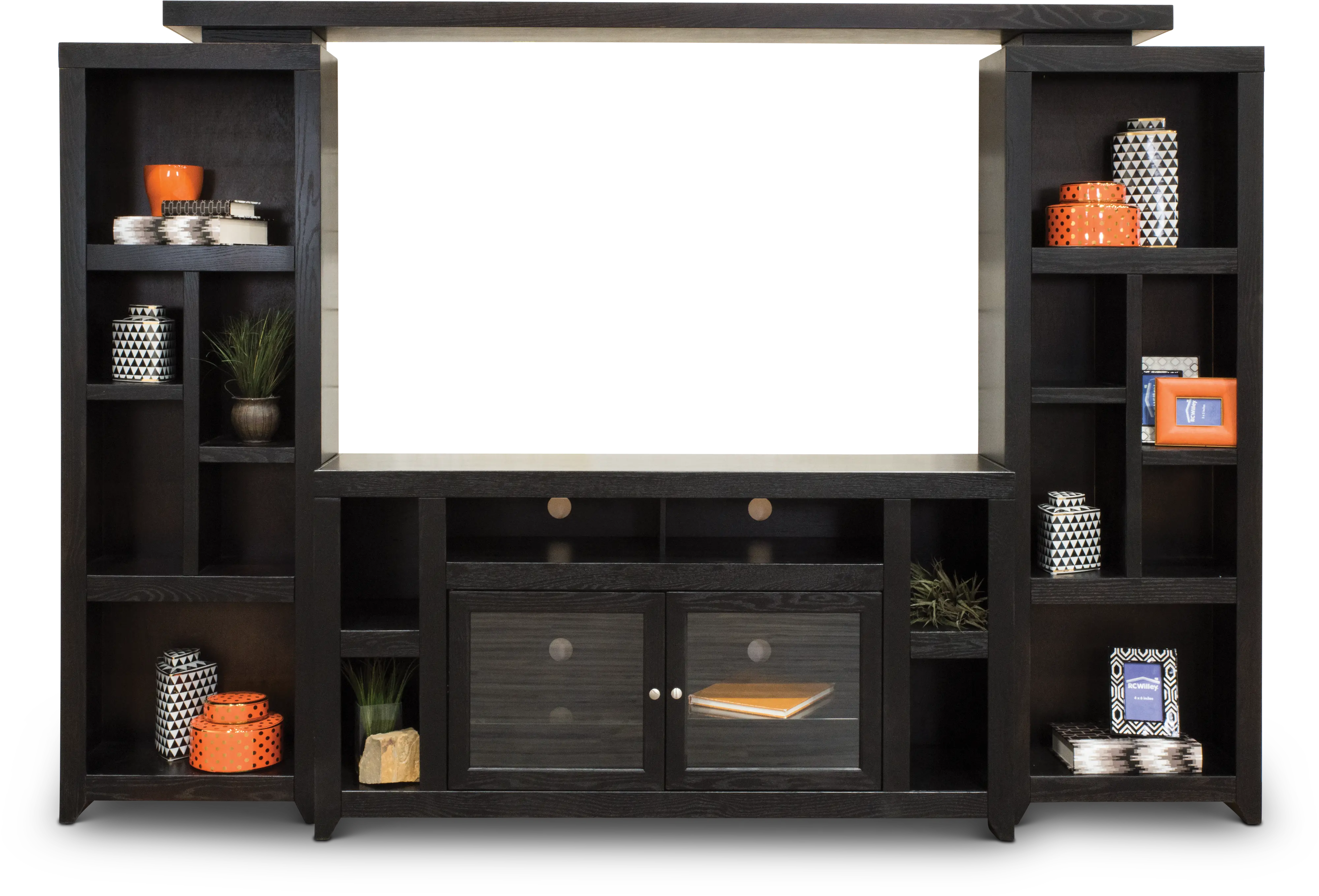 Skyline Black Entertainment Center-4