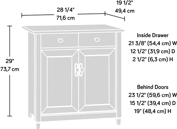 Black Utility Cabinet - Edge Water-3