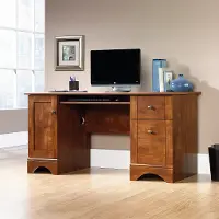 Brushed Maple Computer Desk
