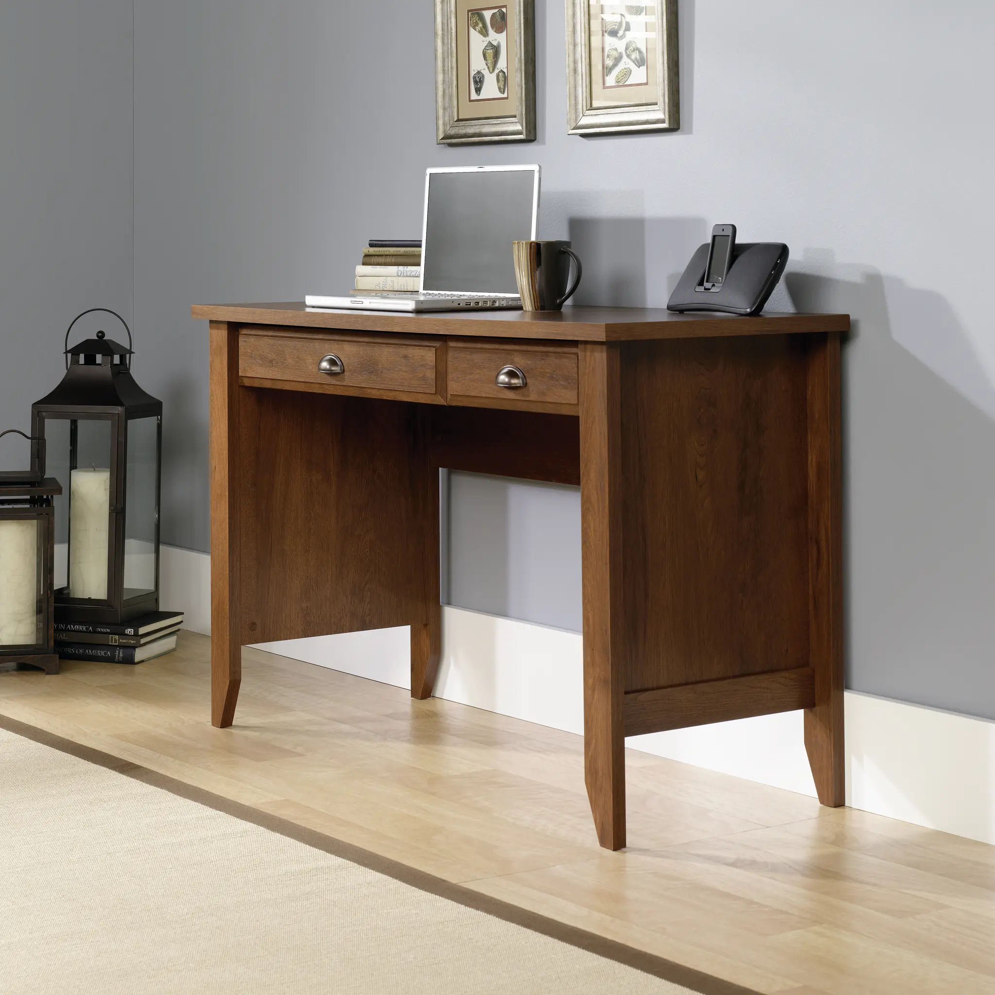 Oiled Oak Computer Desk - Shoal Creek-1