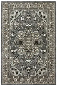 90272-5913/5X8/EUPHO Euphoria 5 x 8 Rhodes Ash Gray Area Rug