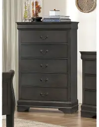 Mayville Gray Chest of Drawers