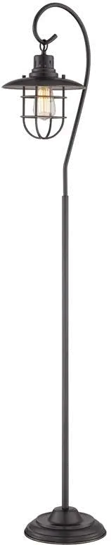 58 Inch Lanterna II Dark Bronze Lantern Floor Lamp-1