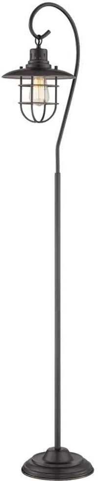 58 Inch Lanterna II Dark Bronze Lantern Floor Lamp