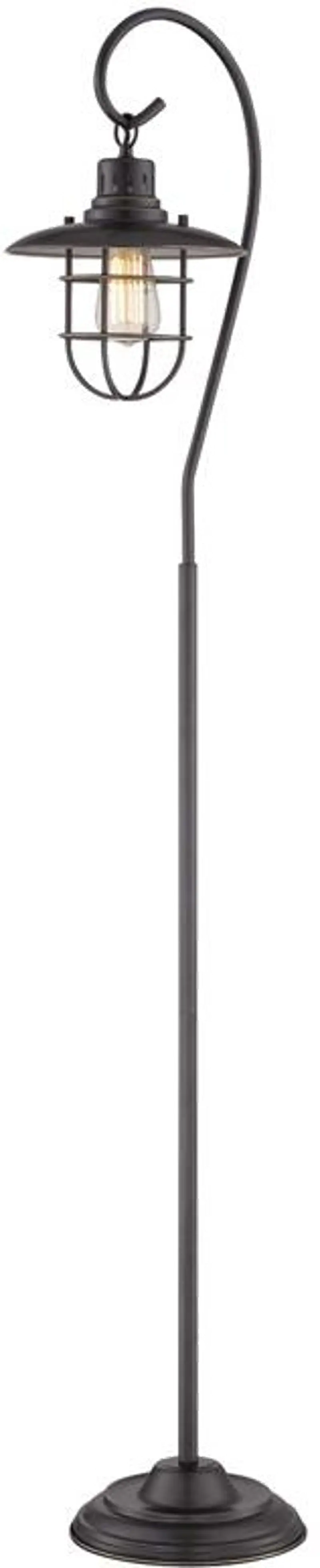 58 Inch Lanterna II Dark Bronze Lantern Floor Lamp
