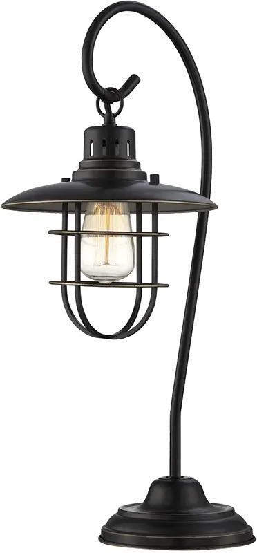 Lanterna II Dark Bronze Lantern Table Lamp-1
