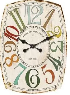 Multi-Colored 27 Inch Whimsy Wall Clock-1