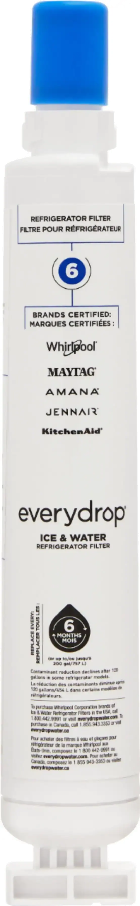 EDR6D1 Whirlpool Everydrop Refrigerator Water Filter 6-2