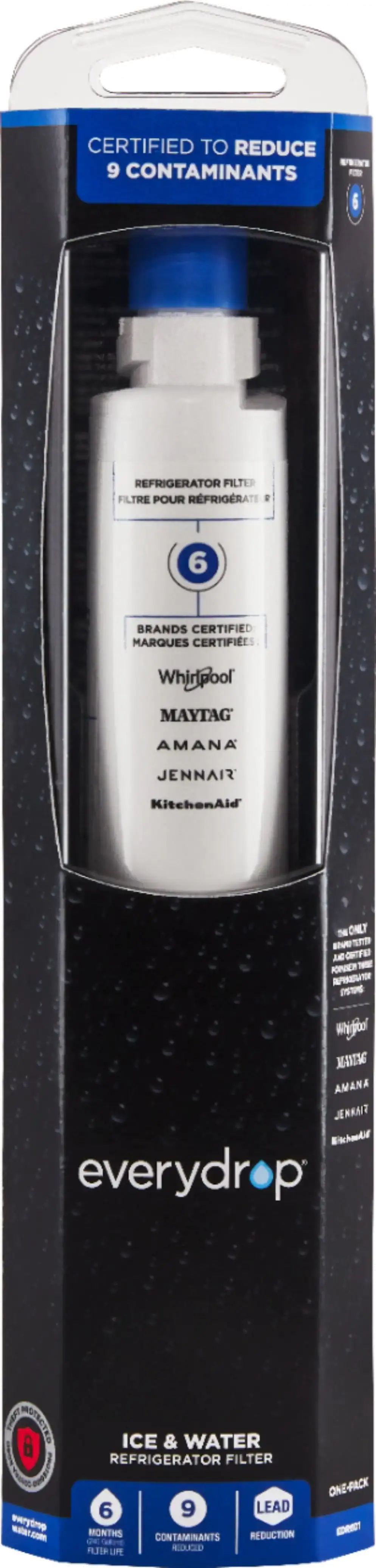 EDR6D1 Whirlpool Everydrop Refrigerator Water Filter 6-3