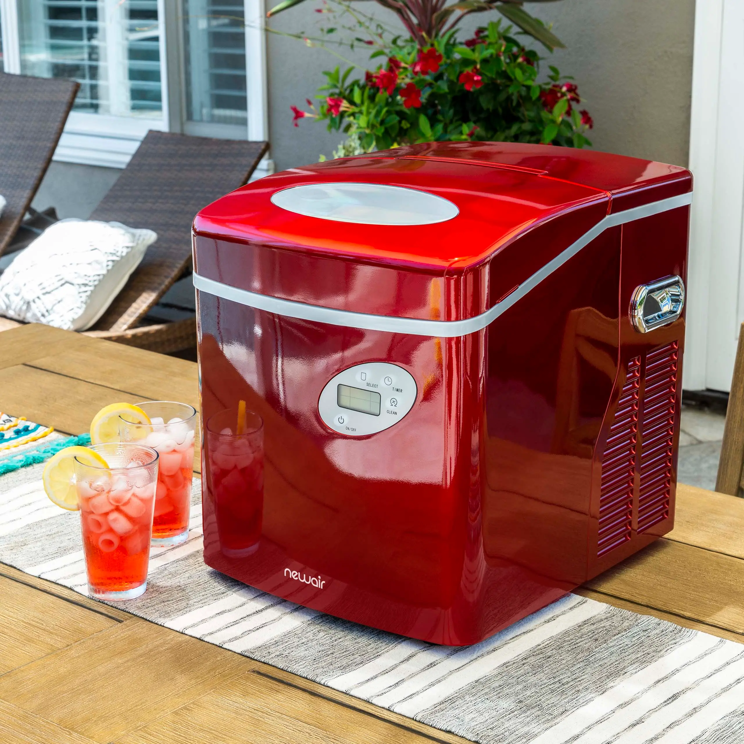 AI-215R Newair Countertop Ice Maker - Red-7