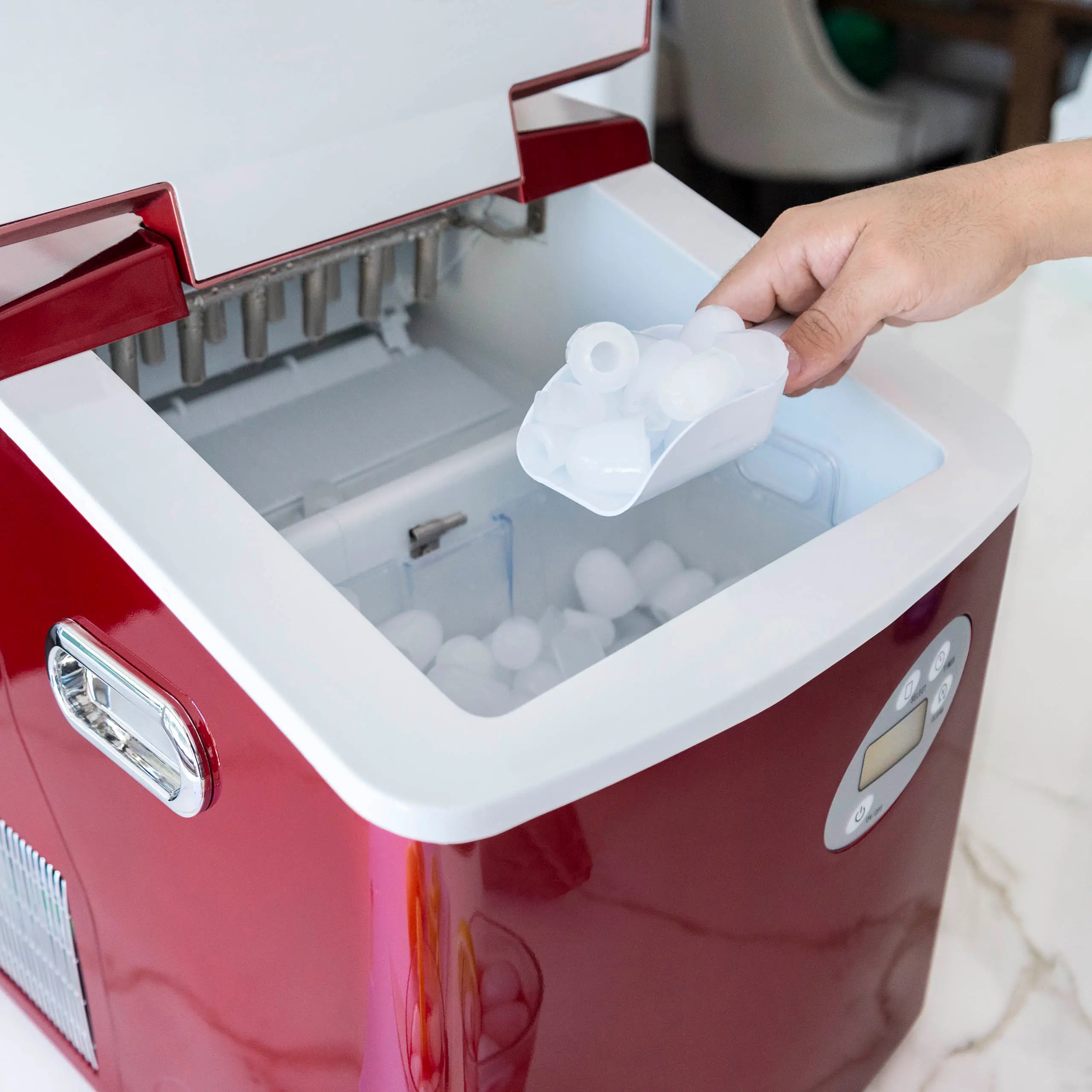 AI-215R Newair Countertop Ice Maker - Red-8