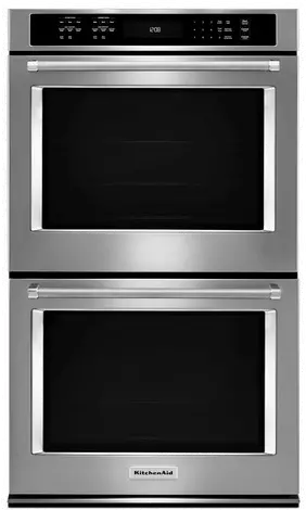 KODE500ESS KitchenAid 10 cu ft Double Wall Oven - Stainless Steel 30 Inch-1