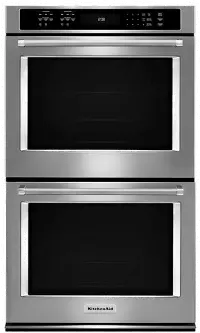 KODE500ESS KitchenAid 10 cu ft Double Wall Oven - Stainless Steel 30 Inch