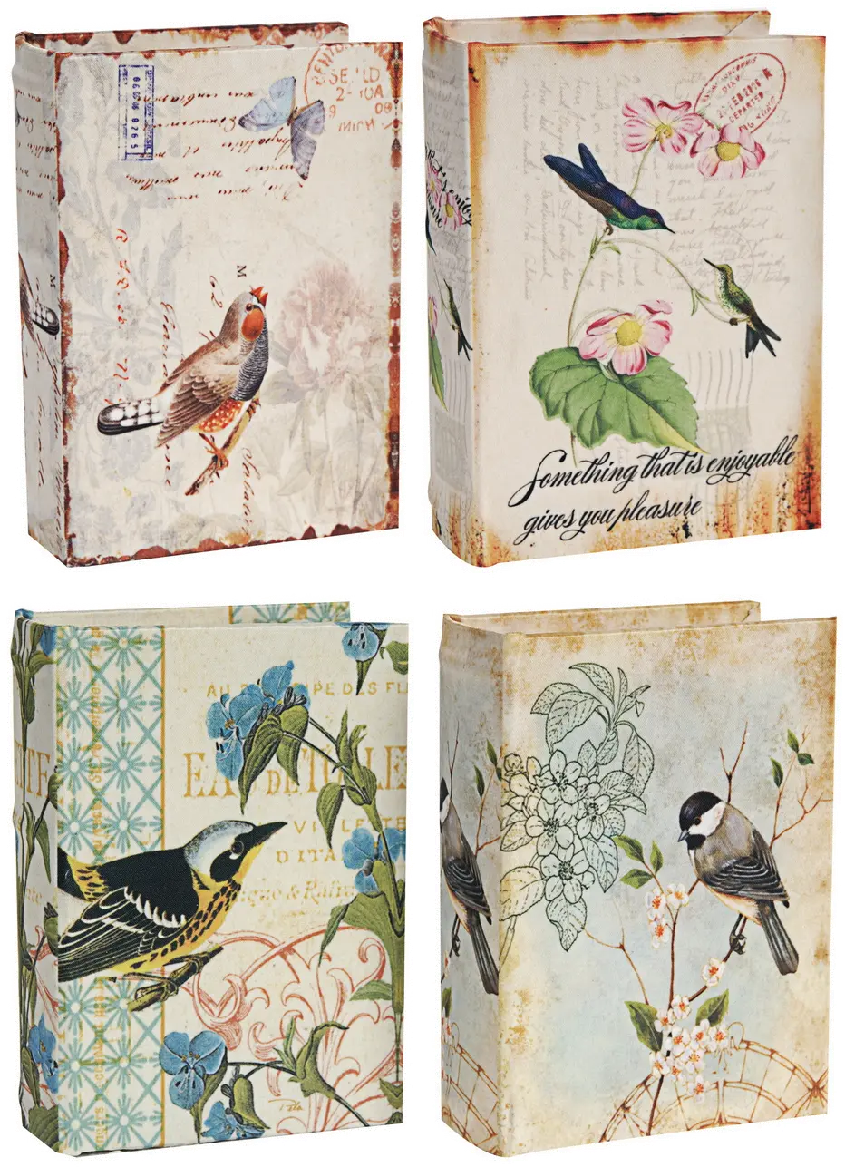 Assorted Bird Book Boxes-1