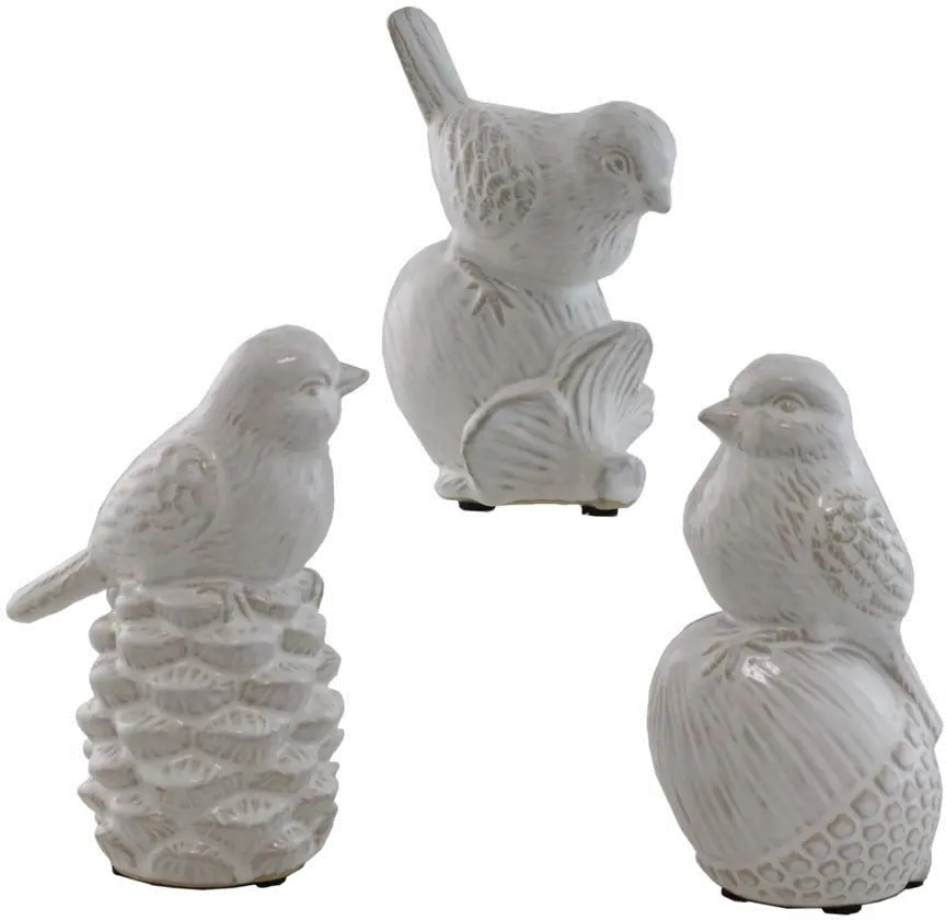 Assorted Spring Bird Ceramic Figurine-1
