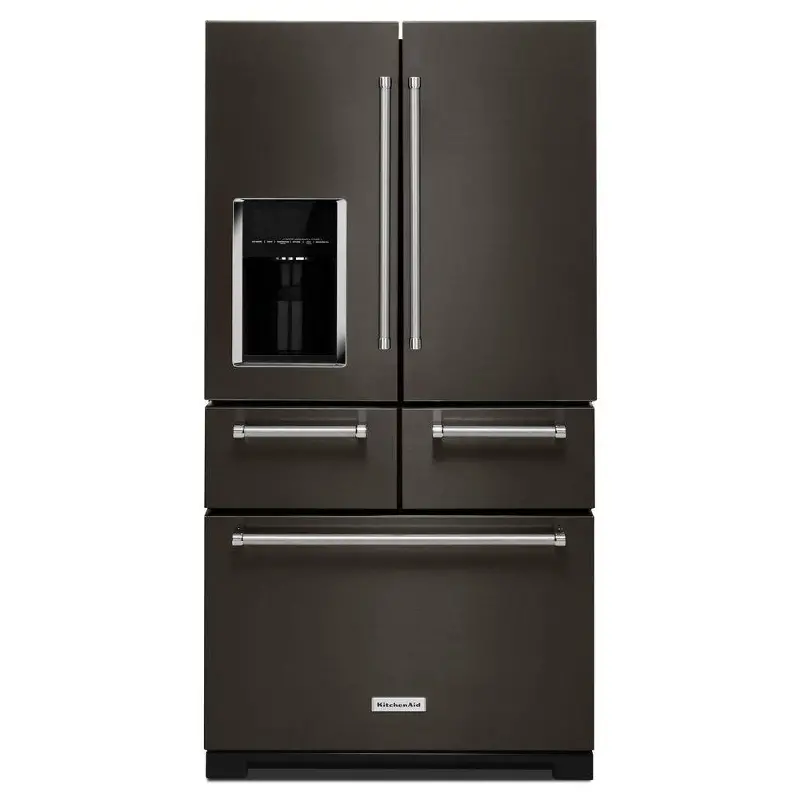 KitchenAid 25.8 cu ft French Door Refrigerator - Black Stainless Steel