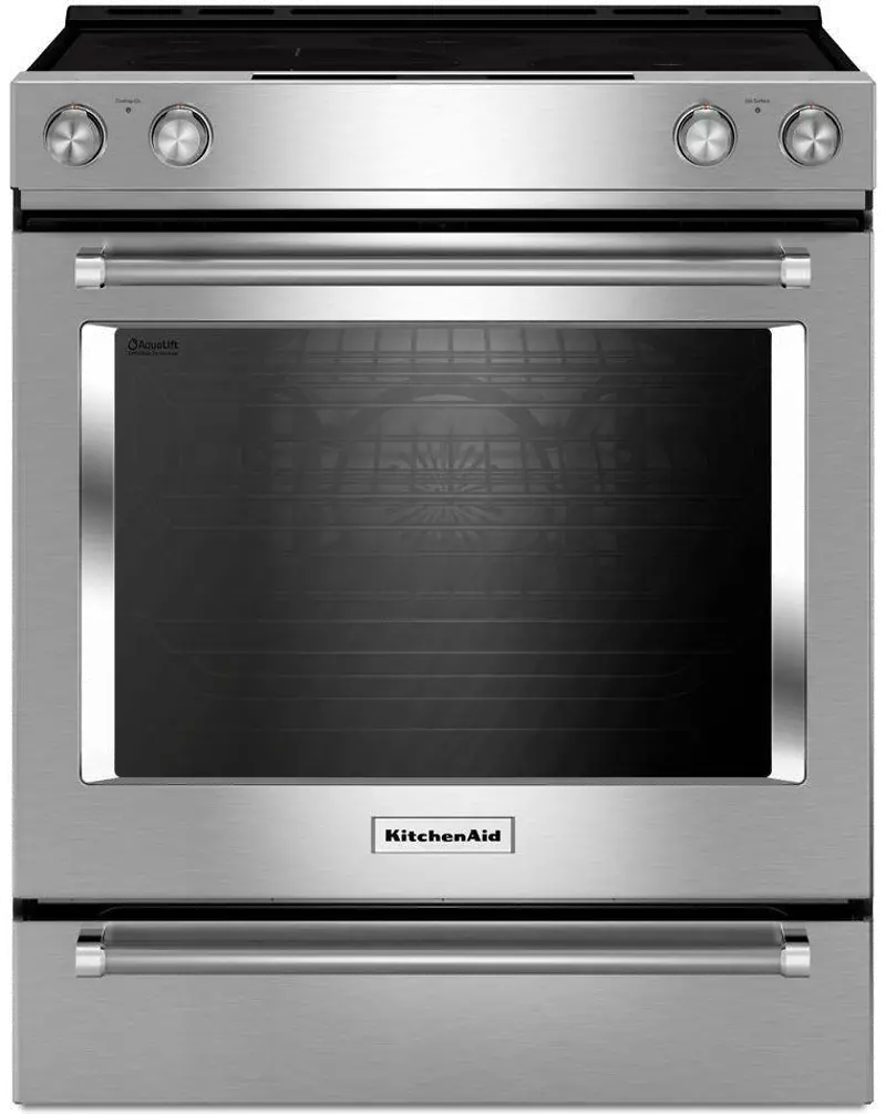 KitchenAid Electric Range with EasyConnect Conversion - 6.4 cu. ft. Stainless Steel
