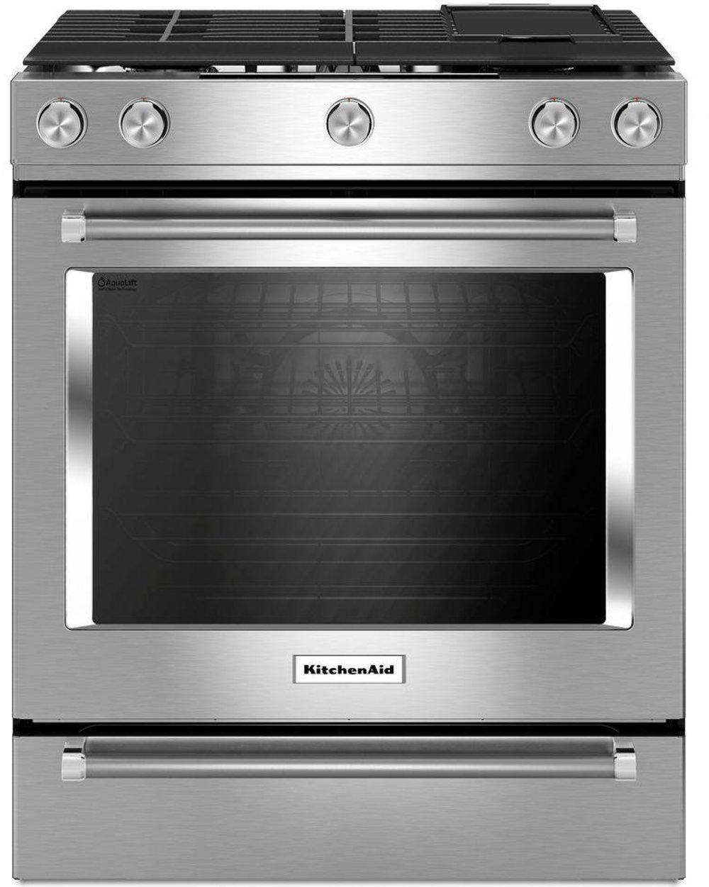 KitchenAid 7.1 cu ft Dual Fuel Range - Stainless Steel