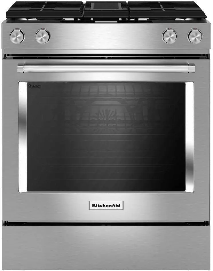 KSDG950ESS KitchenAid 6.4 cu ft Dual Fuel Range - Stainless Steel-1