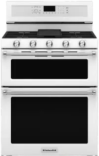 KFGD500EWH KitchenAid Gas Range - 6.0 cu. ft. White