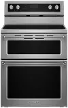 KFED500ESS KitchenAid Double Oven Electric Range - 6.7 cu. ft. Stainless Steel
