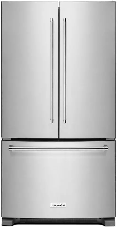 KRFC300ESS KitchenAid 20 cu ft French Door Refrigerator - Counter Depth Stainless Steel-1