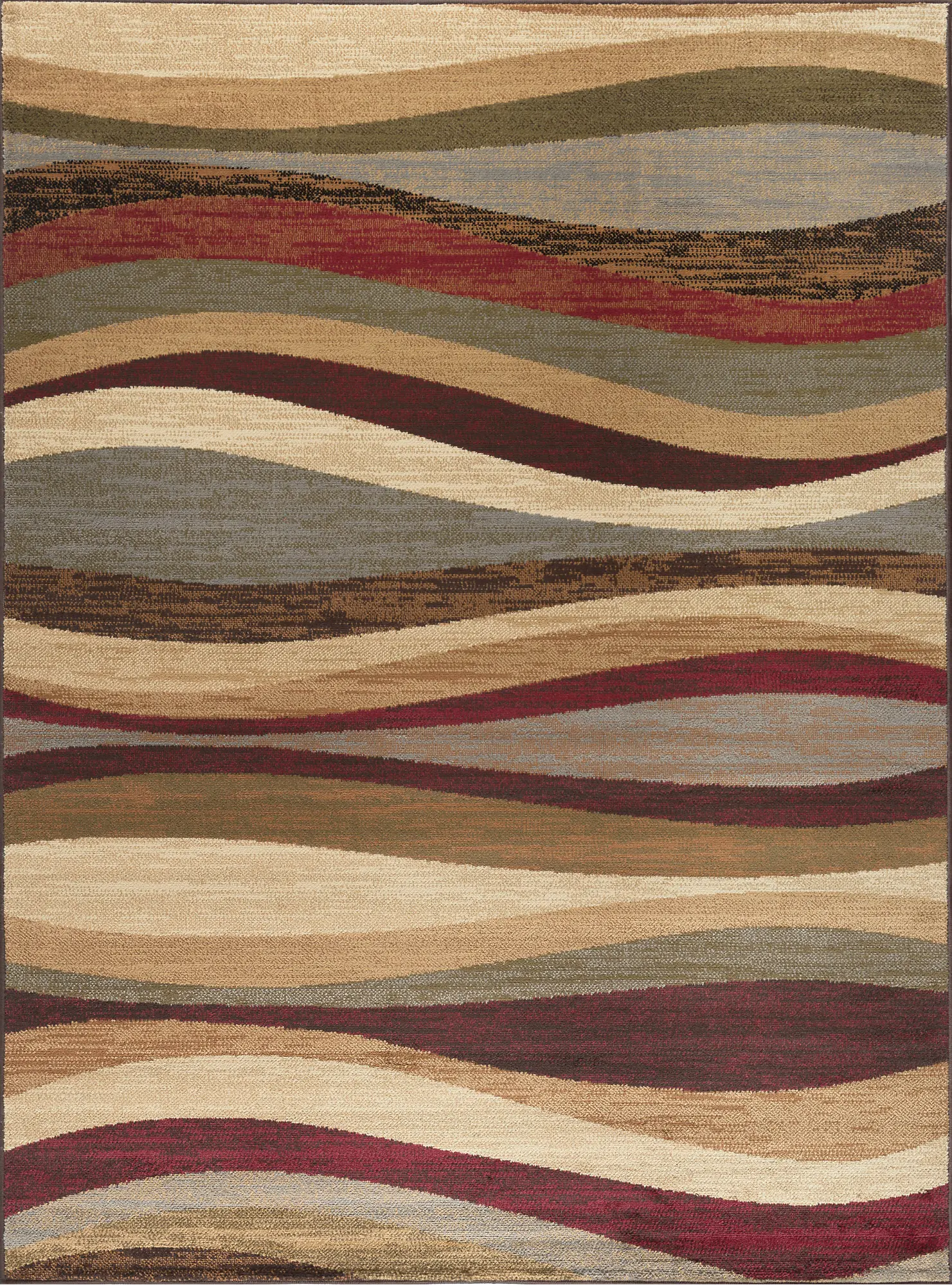 ELG54205x7 5 x 7 Medium Tonal Waves Area Rug - Elegance-1