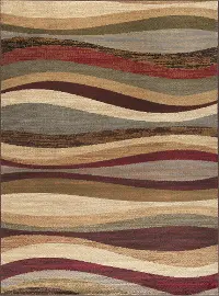 ELG54205x7 5 x 7 Medium Tonal Waves Area Rug - Elegance
