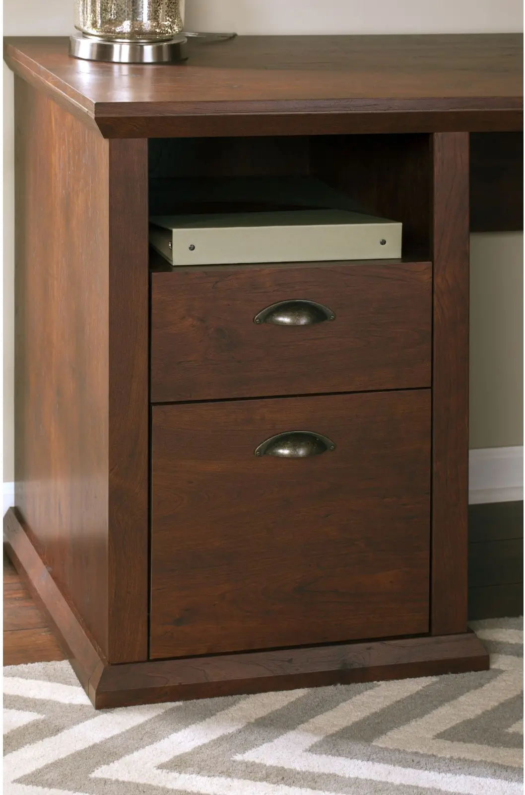 WC40330-03 Yorktown Cherry L-Desk (60 Inch) - Bush Furniture-2
