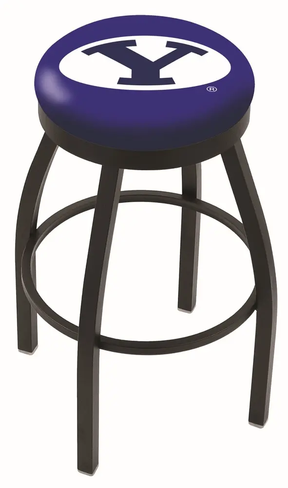 Black Swivel Counter Height Stool - BYU-1