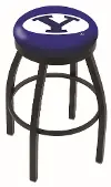 Black Swivel Bar Stool - BYU
