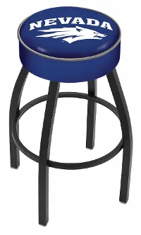 Black Cushion Swivel Counter Height Stool - UNR