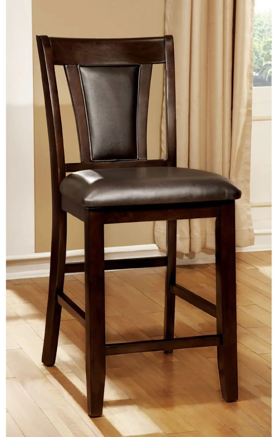 Brent Dark Cherry Counter Height Stool-2
