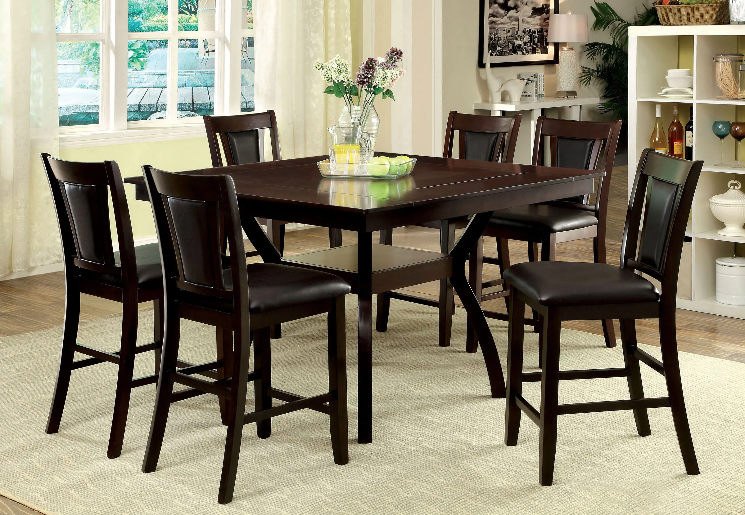 Brent Dark Cherry Counter Height Stool-7
