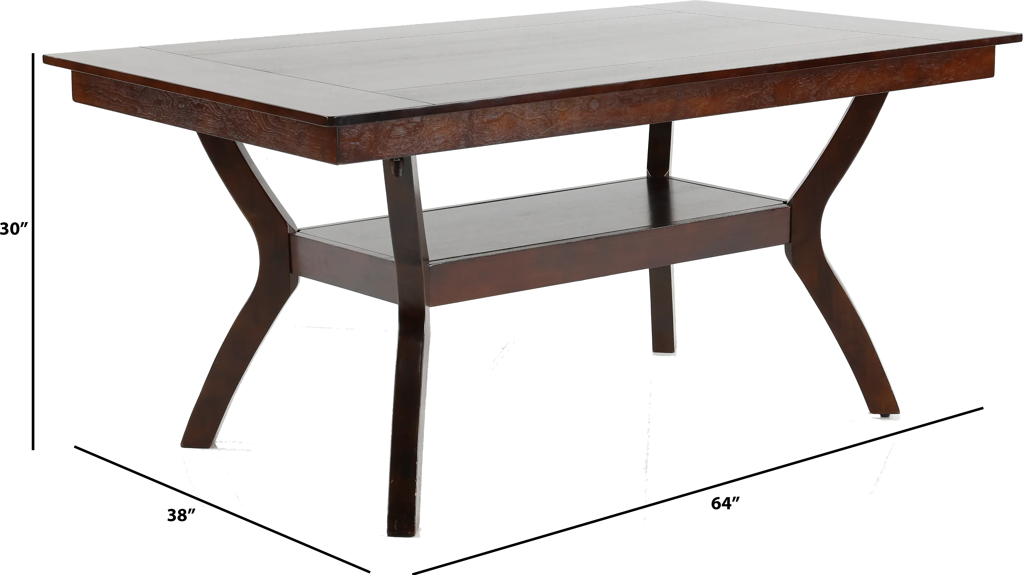 Brent Dark Cherry Dining Table-3