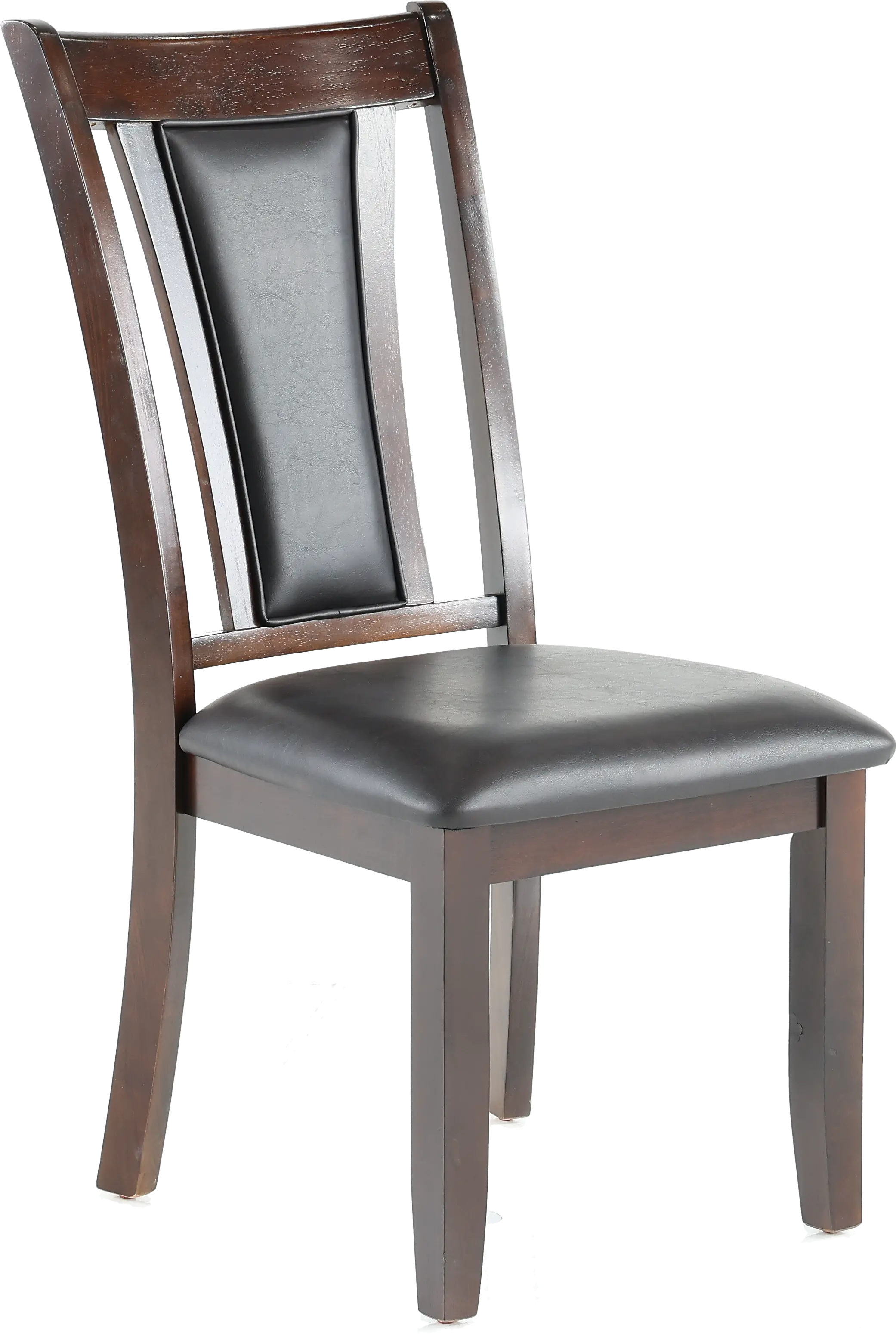Brent Black and Brown Dining Chair-1