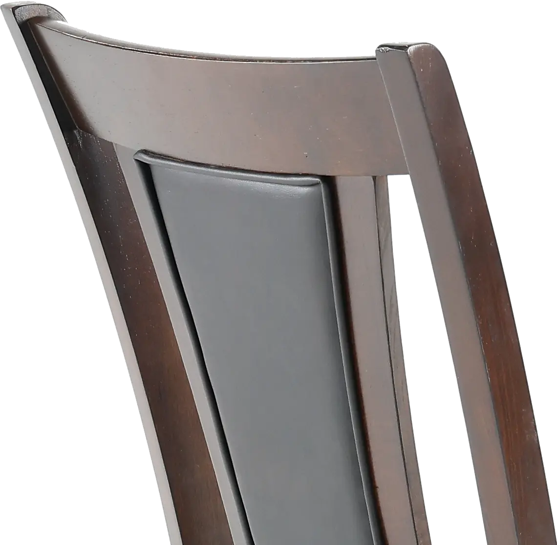 Brent Black and Brown Dining Chair-8
