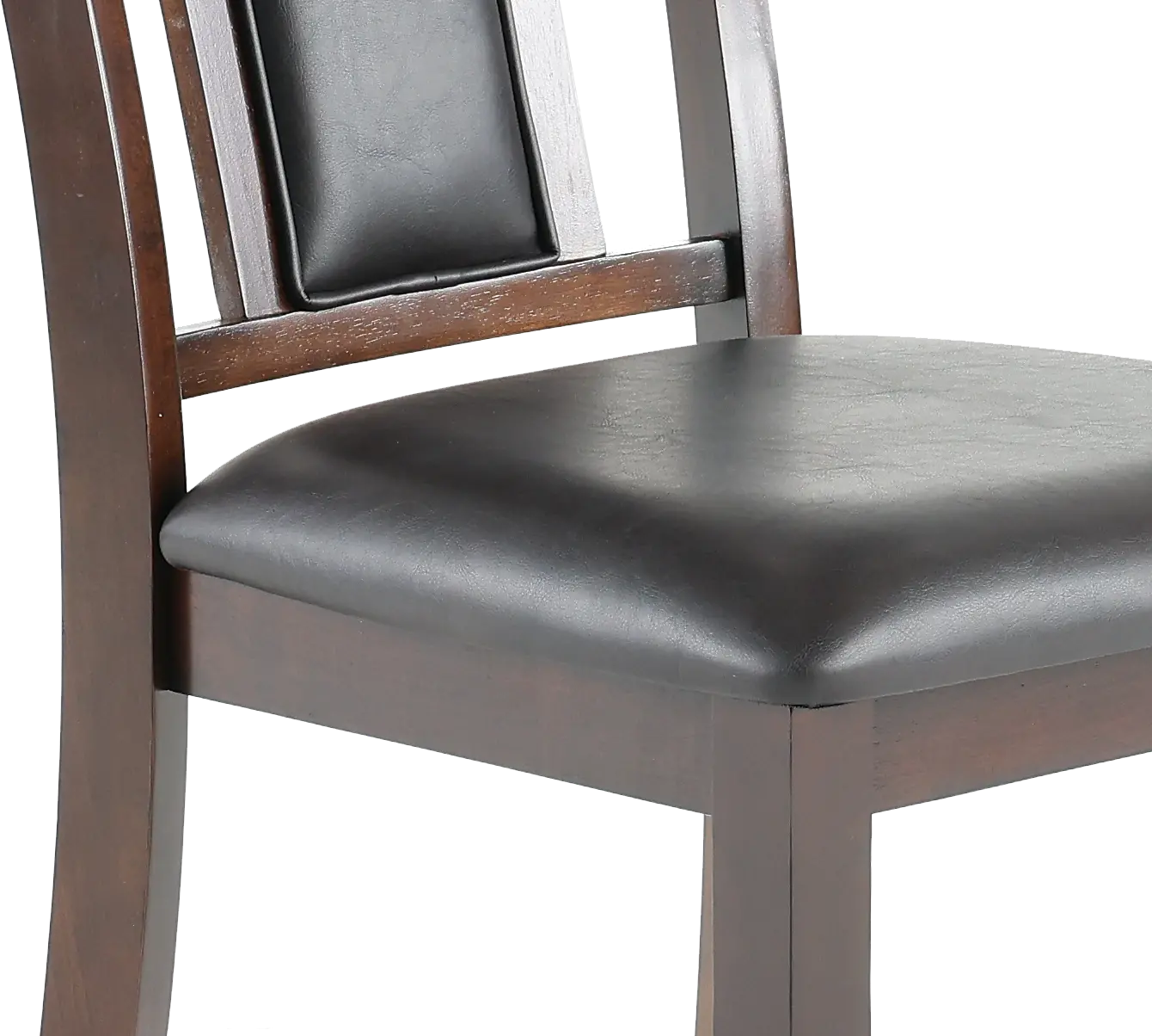 Brent Black and Brown Dining Chair-9