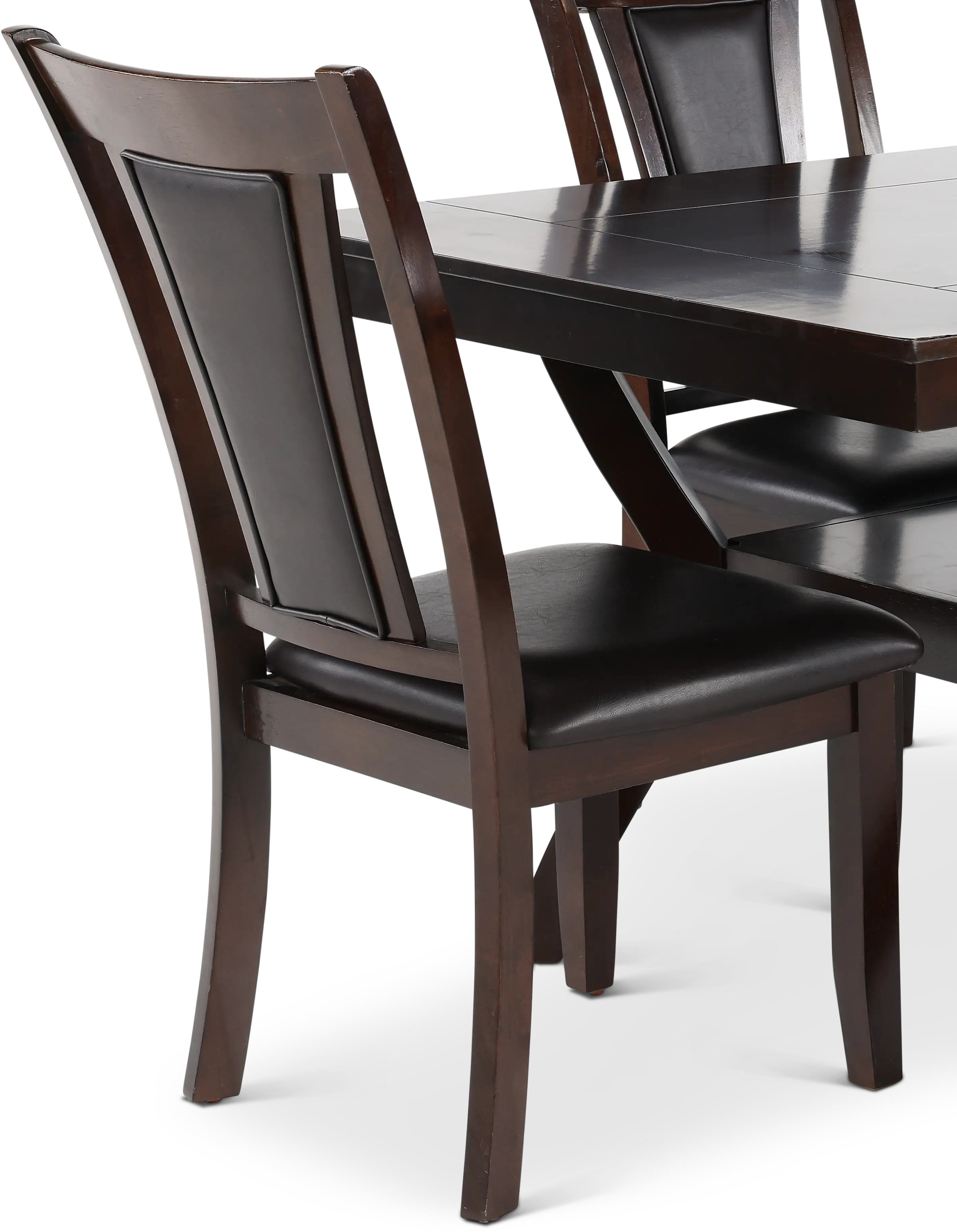 Brent Dark Cherry 5 Piece Dining Room Set-6