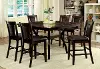 Brent Dark Cherry 5 Piece Counter Height Dining Set-2