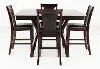 Brent Dark Cherry 5 Piece Counter Height Dining Set-5