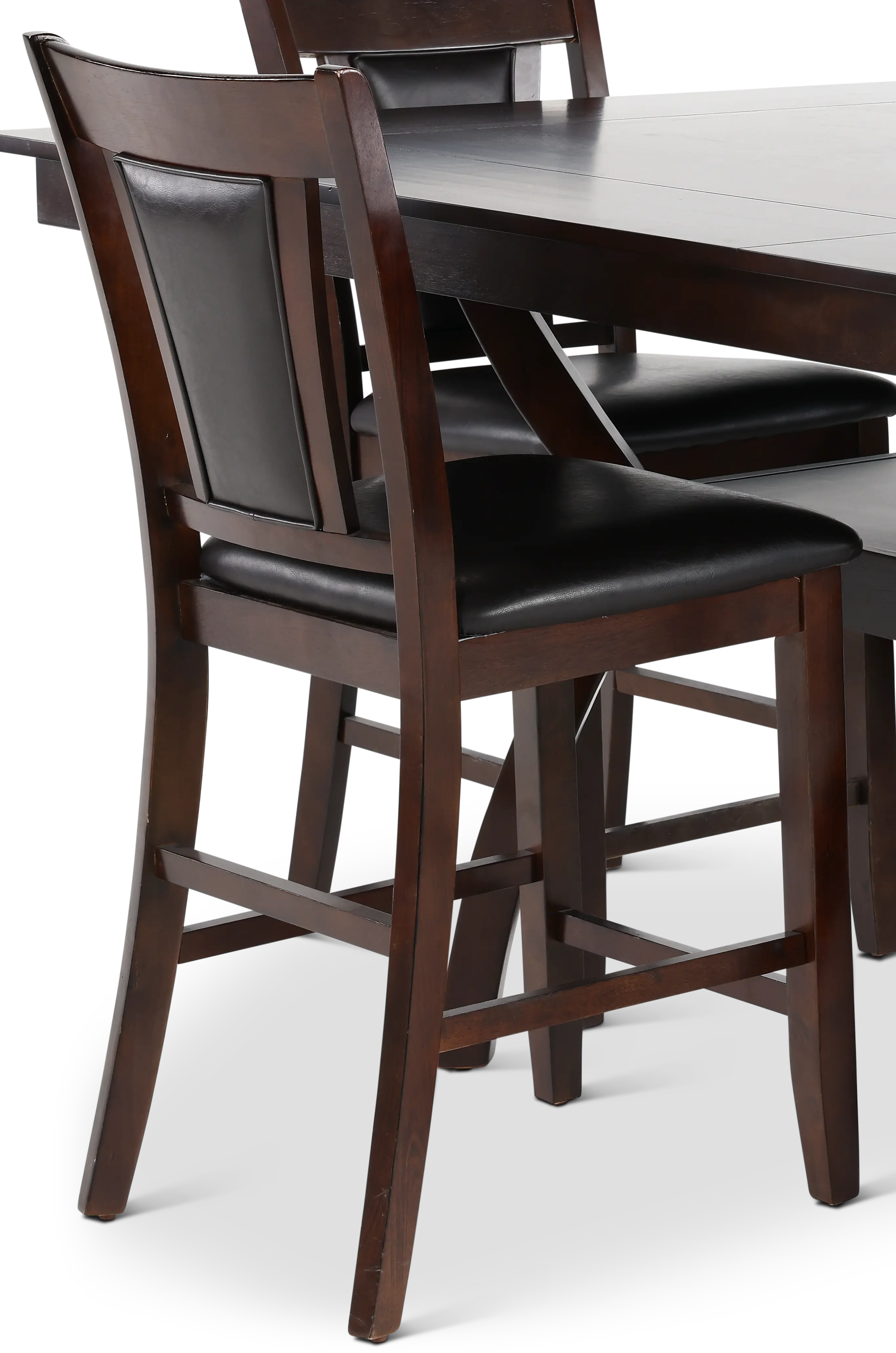 Brent Dark Cherry 5 Piece Counter Height Dining Set-6