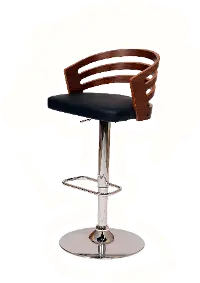 LCADSWBABLWA Adele Black Adjustable Bar Stool
